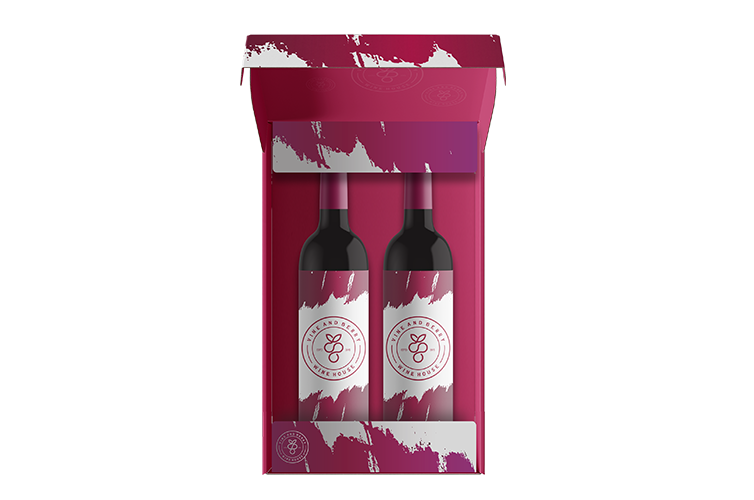 Wine Bottles Dieline Image